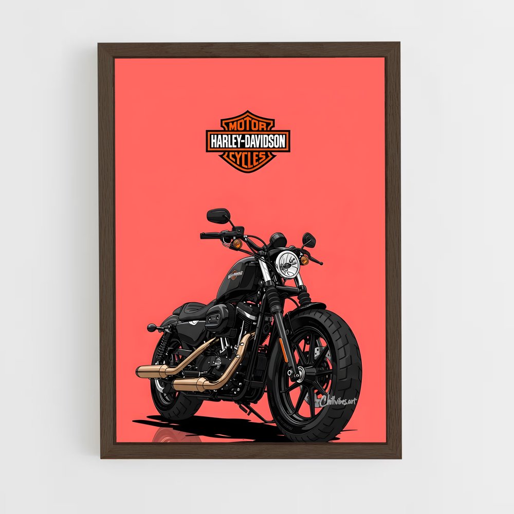 Poster Harley Davidson emblématique – affiche Harley-Davidson (vue 5)